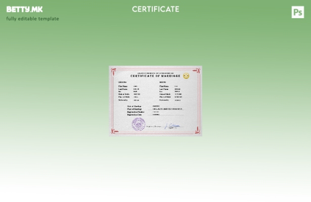 Модерен стил Авганистански брачен шаблон PSD